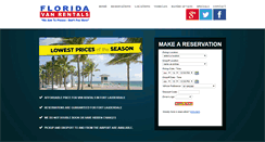Desktop Screenshot of fortlauderdalevanrentals.com